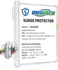 Heavy Duty Whole House HVAC Surge Protector 120/240V With TPMOV Technology Watertight Enclosure 5 Year Warranty