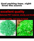 Rock Solid Green Pet Strapping Roll, 1000Ft By 5/8 Inch Wide Heavy Duty Baling Tape For Pallet Wrapping, PET materials shown.