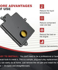 Drop In Diesel Transmission Filter For Titan 5.0L Cummins 2016 2019 Replacement Part 31728 EZ00A Keeps Your Nissan Truck Shifting Smooth And Debris Free. black drop-in transmission filter with mounting tabs