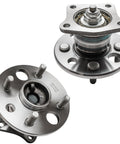 All In One Front And Rear Wheel Bearing Hub Assembly Kit For Four Lug Non ABS Fits Toyota Corolla 1993-2002, Chevy Prizm 1998-2002