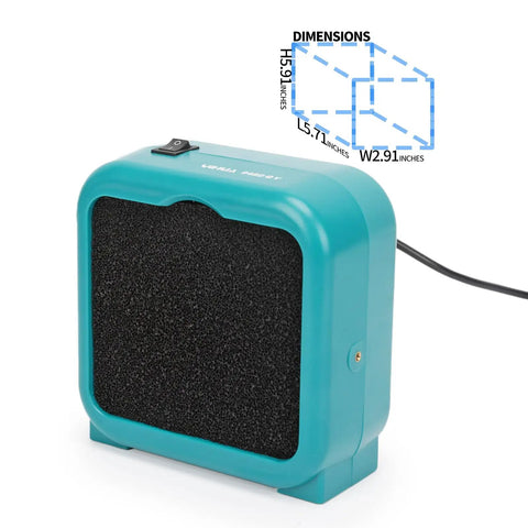 Compact Soldering Fume Extractor That Busts Soldering Smoke With Dual Activated Carbon Filters For PCB Soldering And Electronics Repair Built In Switch Eight Carbon Filters Included Two Stage Airflow Keeps Your Workbench Clean