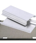 Heavy Duty Aluminum Window Screen Spline Lift Pull Tabs on window frame, durable material for easy screen repairs.