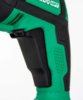 Close-up of handle on Cordless Drywall Screw Gun Kit With 18V MultiVolt Power Two 2.0Ah Batteries Charger And Bag.