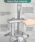 5 Ton Bearing Removal Puller Kit With 2 Inch And 3 Inch Jaws For Wheel Hub And Axle Bearing Separator in use