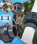 1 Inch Slip Union Coupling Pipe Fitting 4 Pack Schedule 80 With EPDM O Ring Socket X Socket Grey Durable for Home Plumbing