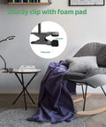 Room with Clip On LED Reading Light With 36 LEDs, Eye Caring Desk Bed Headboard Lamp on table, showing clip with foam pad