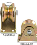 Heavy Duty 2 Inch V Groove Wheel Gate Caster For Sliding Gates Built To Haul Up To 660 Lb Capacity Rigid Roller On Inverted V Track