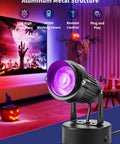 10W Indoor RGBW LED Spotlight With Remote Control Color Changing Uplighting For Holiday Decor on Halloween display
