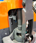 Close-up view of Heavy Duty Electric Walkie Pallet Truck With 3300 Lb Capacity hydraulic lift mechanism and controls.