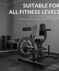 Adjustable Leg Extension And Curl Machine For Home Gym Space Saving All In One Strength Training Gear in gym setting