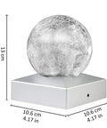 4x4 Solar Post Cap Lights For Deck, Fence, And Outdoor Railings With Crackle Glass, Color Changing LED