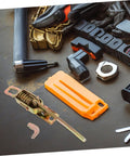 Beefy Heavy Duty Toggle Latch Clamp Kit With Adjustable Metal Pull Hasp, tools and components on a workshop surface