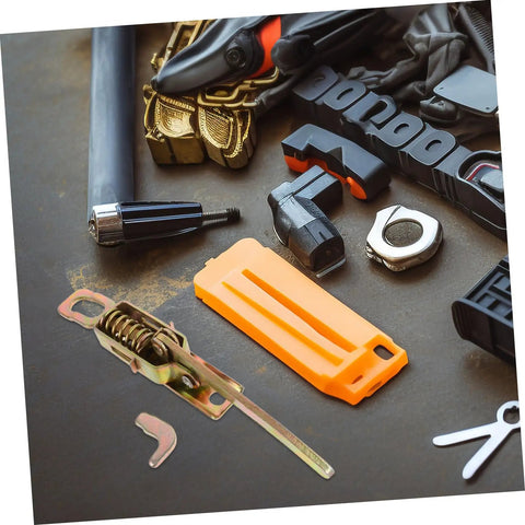 Beefy Heavy Duty Toggle Latch Clamp Kit With Adjustable Metal Pull Hasp, tools and components on a workshop surface