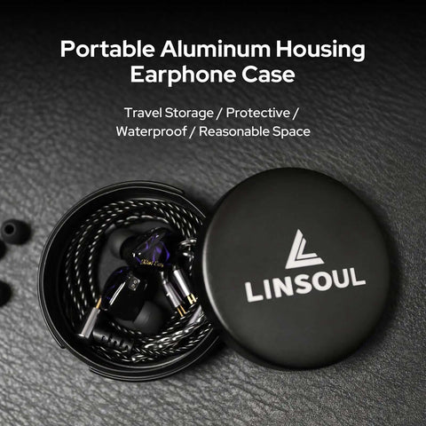 Compact Aluminum Earphone Case Built Different For Road Trips And Daily Drivers Featuring A Water Resistant Shell to store earphones securely.