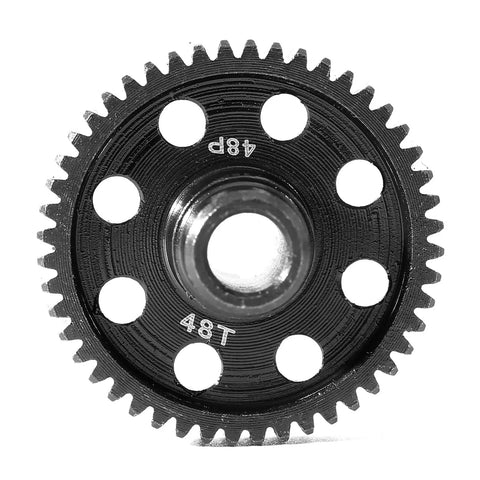 Beefed Up Hardened Steel 48P 48T Spur Gear Upgrade for One Tenth Scale RC Car Direct Replacement for Traxxas 4 Tec 2.0 3.0
