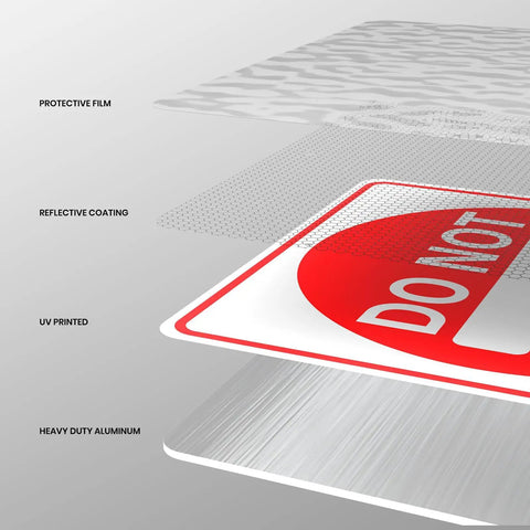 Two Pack Do Not Enter Wrong Way Signs 18 By 12 Inches For Traffic Road High Visibility Reflective Aluminum Weather Resistant Outdoor Signage No Entry Warning For Driveways Service Roads And Intersections, with protective film