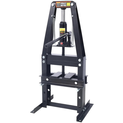 6 Ton Benchtop Hydraulic A Frame Shop Press With Plates Adjustable Garage Floor Hydraulic Press For Auto And Mechanical Repairs Heavy Duty Black
