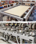 2 Inch By 4 Inch T Slotted Aluminum Extrusion For DIY Projects With Twelve Open T Slots High Strength 6063 T6 Aluminum Smooth Clear Anodized Finish Perfect For Linear Rails Track Guides And Custom Machinery used in a CNC frame