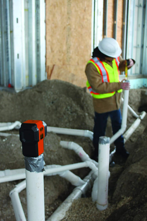 Self Leveling 3 Dot Laser Level With Plumb Up Down Dots And Level Dot 4.5 Inch Red Beam for jobsite precision setup on pipes