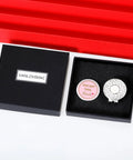 Cute Pink Golf Ball Marker Hat Clip For Women Gals Golf Accessory Fashionable Ball Marker Clip For Visors Hats Belts Pockets And More A Fun Gift For Valentine Easter Birthdays And Just Because with "You Got This" message in black gift box