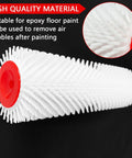 Close-up of 9 Inch Screed Spiked Roller for Epoxy Floors, spiked design, durable, suitable for removing air bubbles after painting.