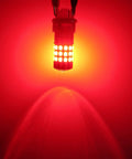 Red 3156 3157 LED Turn Signal Bulbs For T25 Set Of 2 Hella Bright Back Up Reverse Brake Tail Lights With 39 2835 SMD Chips Each
