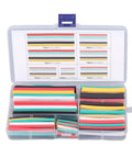 Ycauty 140 Pcs Heat Shrink Tubing Kit With Multipurpose Electrical Insulation Sleeves For Cable Covers And Adjustable Sizes That Are Perfect For Wire Bundling Mechanical Protection And DIY Projects Across the Board, assorted color tubes in case