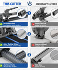 Heavy Duty Manual Tile Cutter Machine with Green Laser Guide and Steel Linear Rail for Large Format Tiles Up to 1200Mm comparison image