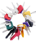 Construction Equipment Keys Master Set 22 Piece For Heavy Machinery Access With CAT 5P8500 Hyster 166 John Deere Bobcat