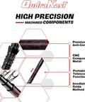 Travel Ready High Carbon Fiber Telescopic Fishing Rod And 12 Plus 1 Full Metal Spinning Reel Combo With X Warp Pattern Design 1.8M Easy Cast And Smooth Retrieve For Beginners And Pros image showing high precision machined components and materials.