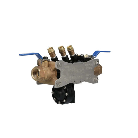 1-375 1 Inch Reduced Pressure Principle Backflow Preventer with EZSwap Pressure Vessel and Flush Tool in pro-grade nylon