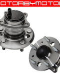 Rear Wheel Bearing And Hub Assembly With Abs For Toyota Camry Highlander Avalon Solara And Lexus Es Series 5 Lugs 2Pc Set Built Tough Heavy Duty Low Runout Noise Free Ride