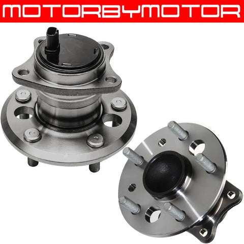 Rear Wheel Bearing And Hub Assembly With Abs For Toyota Camry Highlander Avalon Solara And Lexus Es Series 5 Lugs 2Pc Set Built Tough Heavy Duty Low Runout Noise Free Ride