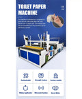 Compact Toilet Paper Making Machine Kickstart Your Biz With Smooth Tissue Production Line Easy Setup For Small Shops And Commercial Ventures Custom Cores with automatic controls and customizable features.