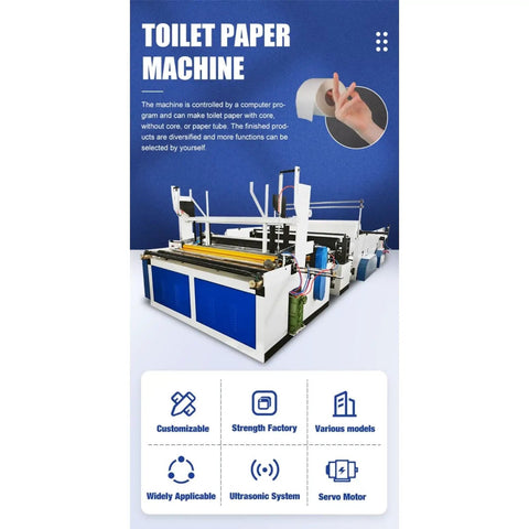 Compact Toilet Paper Making Machine Kickstart Your Biz With Smooth Tissue Production Line Easy Setup For Small Shops And Commercial Ventures Custom Cores with automatic controls and customizable features.