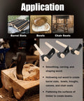 Carving Adze Set For Bowl Making With Straight Adze Large Curve Adze And Small Curve Adze Three Piece Kit and wood applications