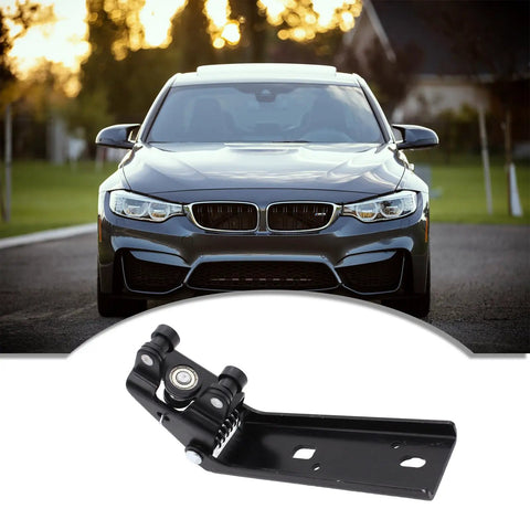 Heavy Duty Left Center Sliding Roller For Vehicle Doors And Middle Sliding Roller Replacement Easy Install Automotive Spare Part Durable Door Hardware For Smooth Operation And Reliable Performance, black metal roller bracket on car door