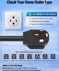 Tesla 50 Amp Level 2 EV Charger With 25 Ft Cable NEMA 14 50 Plug LCD Display Delay Timer For Model S X Y Cybertruck