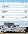 True N Type 200W Bifacial Solar Panel With 25 Percent Efficiency IP65 Rated for RV Trailer Off Grid Setup