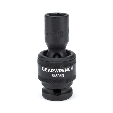 Single socket from 13 Piece One Half Inch Drive 6 Point Impact Socket Set SAE Heavy Duty CrMo Steel With Off Corner Loading
