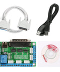 5 Axis Breakout Board For Stepper Motor Driver CNC Mill With Two Stage Signal Processing Anti Jamming Relay Output Interface