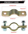 Metal bracket and bolts for Go Kart Steering Wheel And Rack Pinion Kit 270mm 10.6 Inch Wheel 330mm 13 Inch Rack.