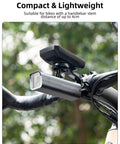 Close-up of Slick Out Front Bike Computer Mount for Handlebar up to Four Centimeters, Lightweight Aluminum Front Mount.