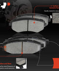 Front And Rear Ceramic Brake Pads Set For Subaru Forester 2009 2013 2.5L Impreza 2008 2011 2013 Legacy Outback 2005 2013 Includes Hardware 8 Pack Drop In