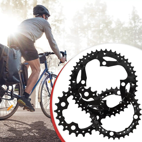 Biker and 64 104 BCD Bike Chainring Set With Pin Steel CNC Alloy Double And Triple Trail Ready MTB Chainrings 22T-44T