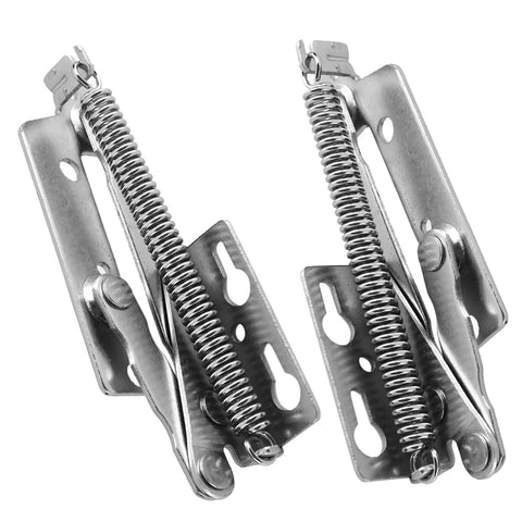 Stainless Steel Lift Hinge 80 Degree With Spring Mechanism For Sofa Beds And Cabinet Doors Durable Two Pack No Fuss Easy Install
