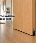Heavy Duty Under Door Seal With Double Neoprene Bulb Seal Keeps Drafts Out 1 Inch Drop 36 Inch Mortised Automatic Door Sweep Aluminum Casing