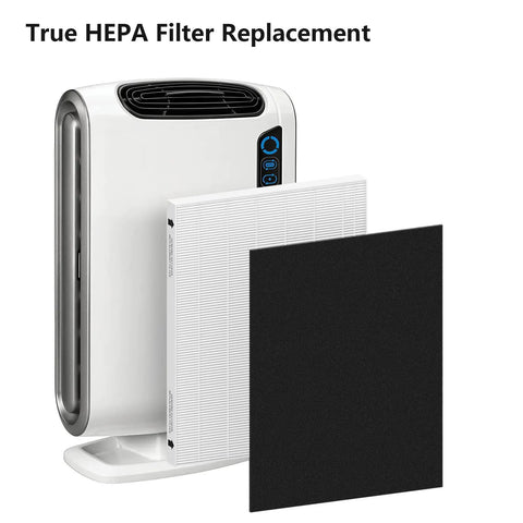 2 Pack Replacement Filters For Fellowes AeraMax 190 200 DX55 DB55 Purifiers OEM Compatible High Efficiency Filter And Activated Carbon Pre