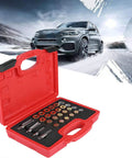 Awesome 64 Pc Oil Pan Thread Repair Kit For M13 M15 M17 M20 Sump Gearbox Drain Plugs With Taps Copper Washers Hardened Steel Durability Fix Stripped Threads Easy Install Fast Action in red case