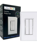 Battery Free Wireless Light Switch For Hue With 30 Foot Range Kinetic Wall Mount Decora Style Plug And Play product packaging